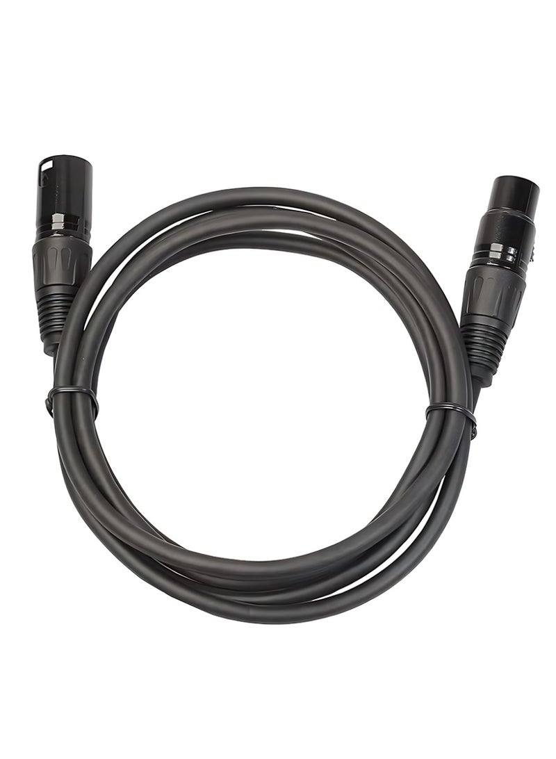 CLAVON 10 feet /3 meters XLR cable - Shielded microphone cable for studio recording and live production, gold-plated pins, male to female, for microphone and balanced analog line level - Image 3